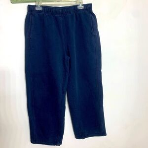 Vintage 90s classic Foot Locker Drawstring Ankle sweatpants navy blue large men